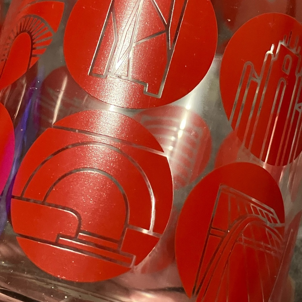 4 CHICAGO ARCHITECTURE FOUNDATION OLD FASHIONED BAR GLASSES BEVERAGE CUPS RARE - Picture 8 of 8